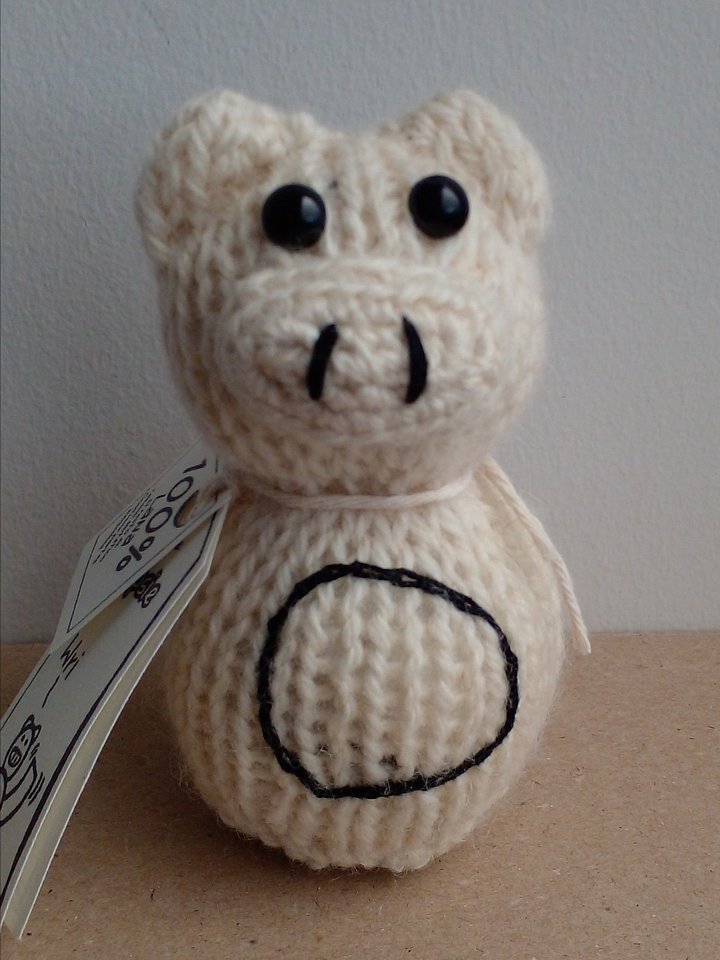 100% Wool 10cm Stuffed Pupsie - Pupsies! product image (1)