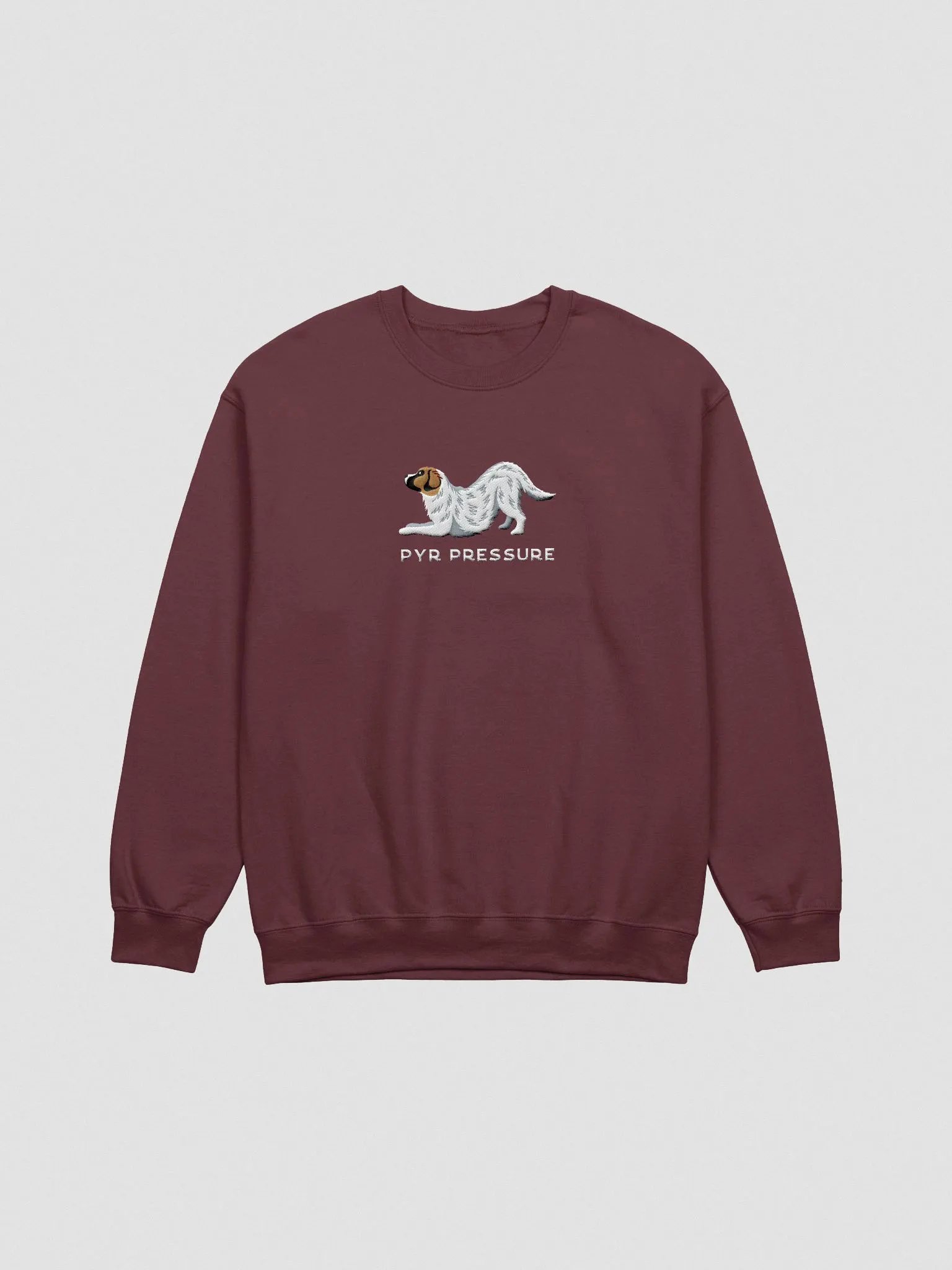 Pyr Pressure Sweatshirt (Embroidered) of a Great Pyrenees(2) product image (4)