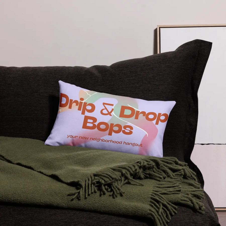 Drip & Drop Bops Premium Pillow Case product image (13)