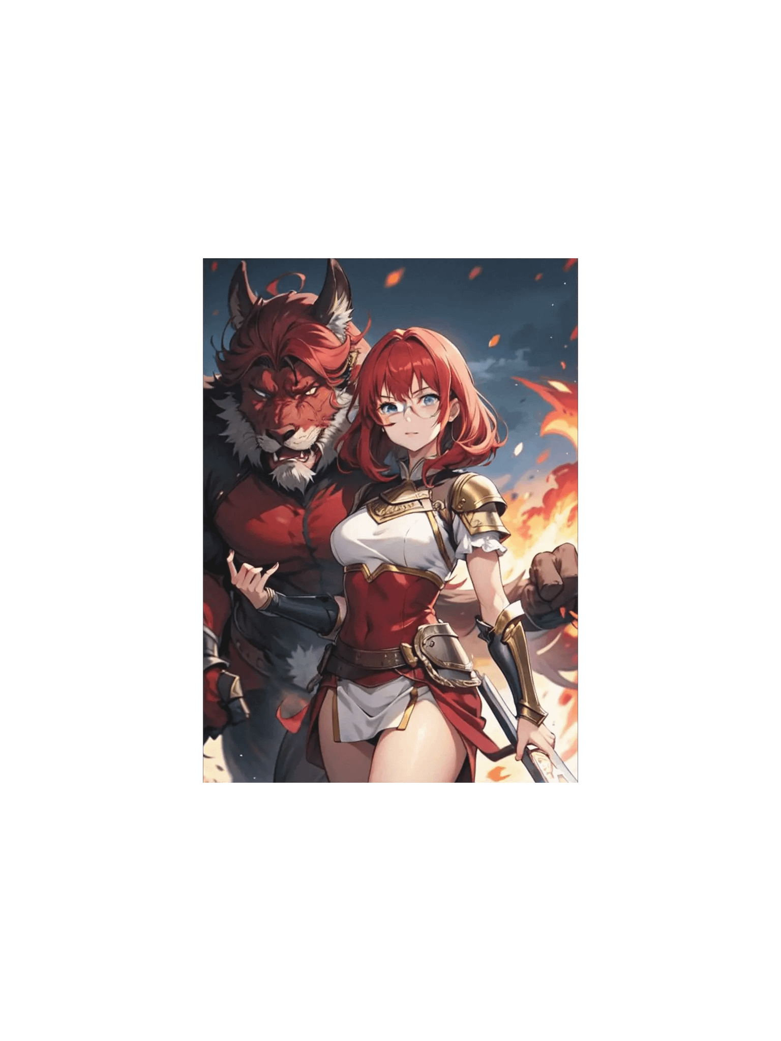 Red K Warrior Poster product image (2)