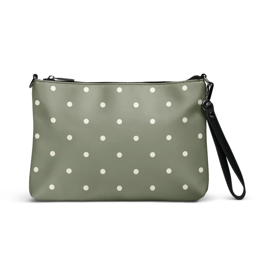 Green with Cream Dots Crossbody Bag product image (4)