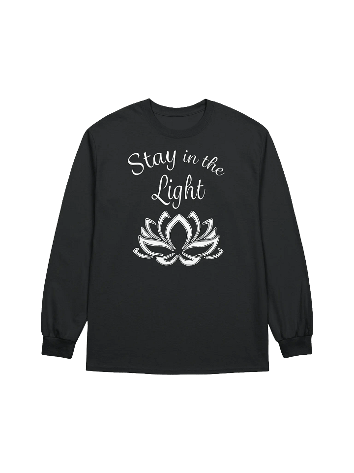 Stay in the Light Long-sleeve T-shirt - white print product image (4)