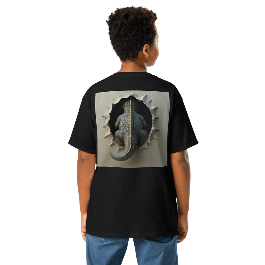 Ferocious Raptor Breakthrough – 3D Dinosaur Illusion Design product image (4)