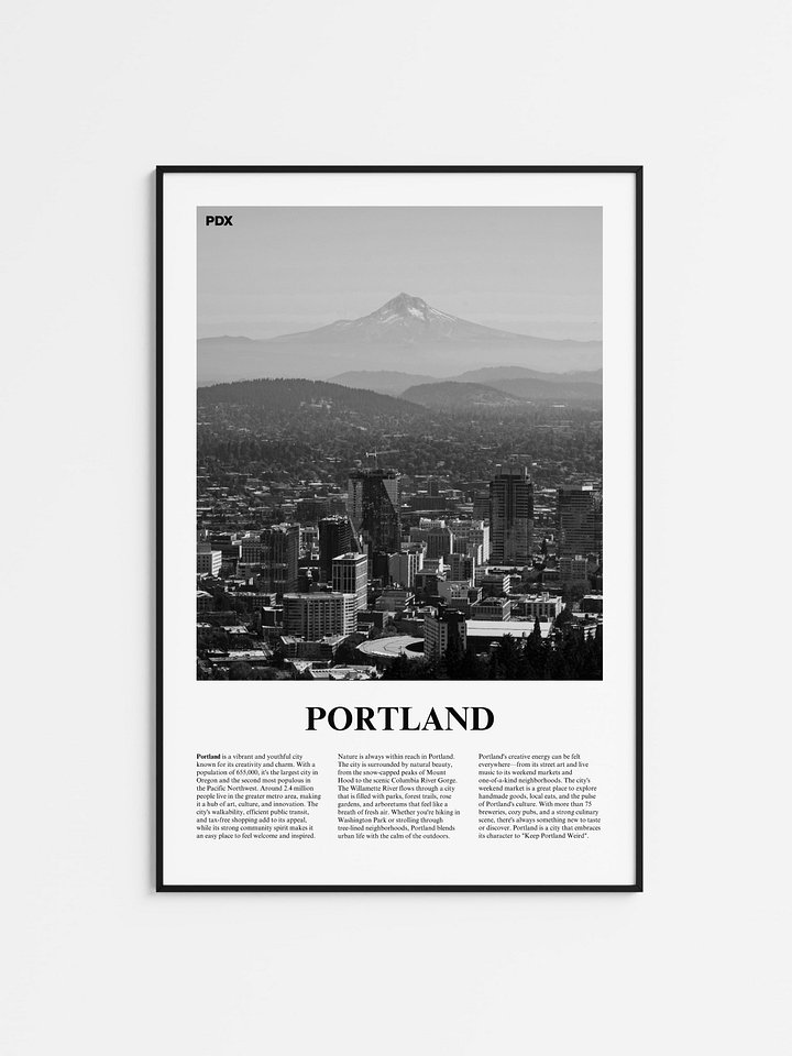 Portland 02 Newspaper Poster product image (1)