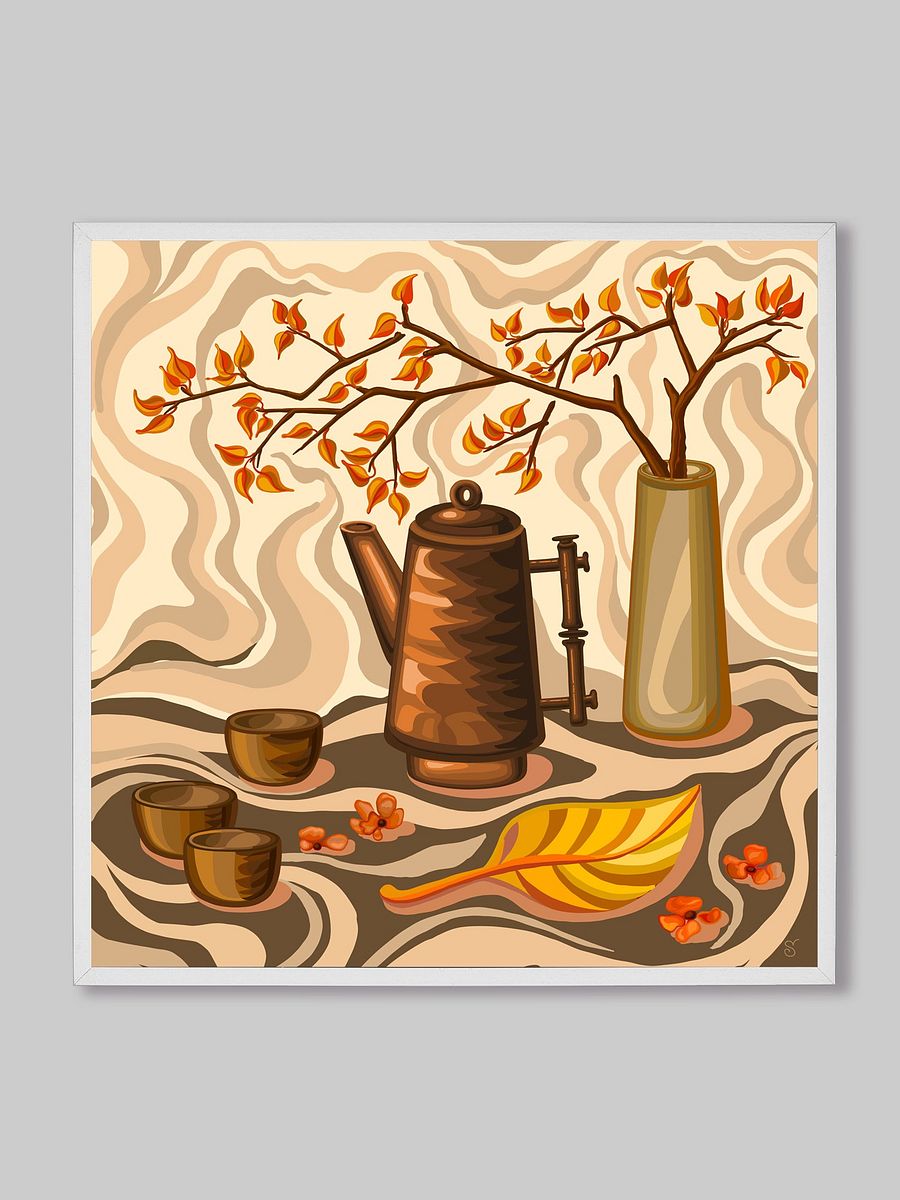 Autumn Harmony Canvas Art - Coffee Shop No. 3 product image (131)