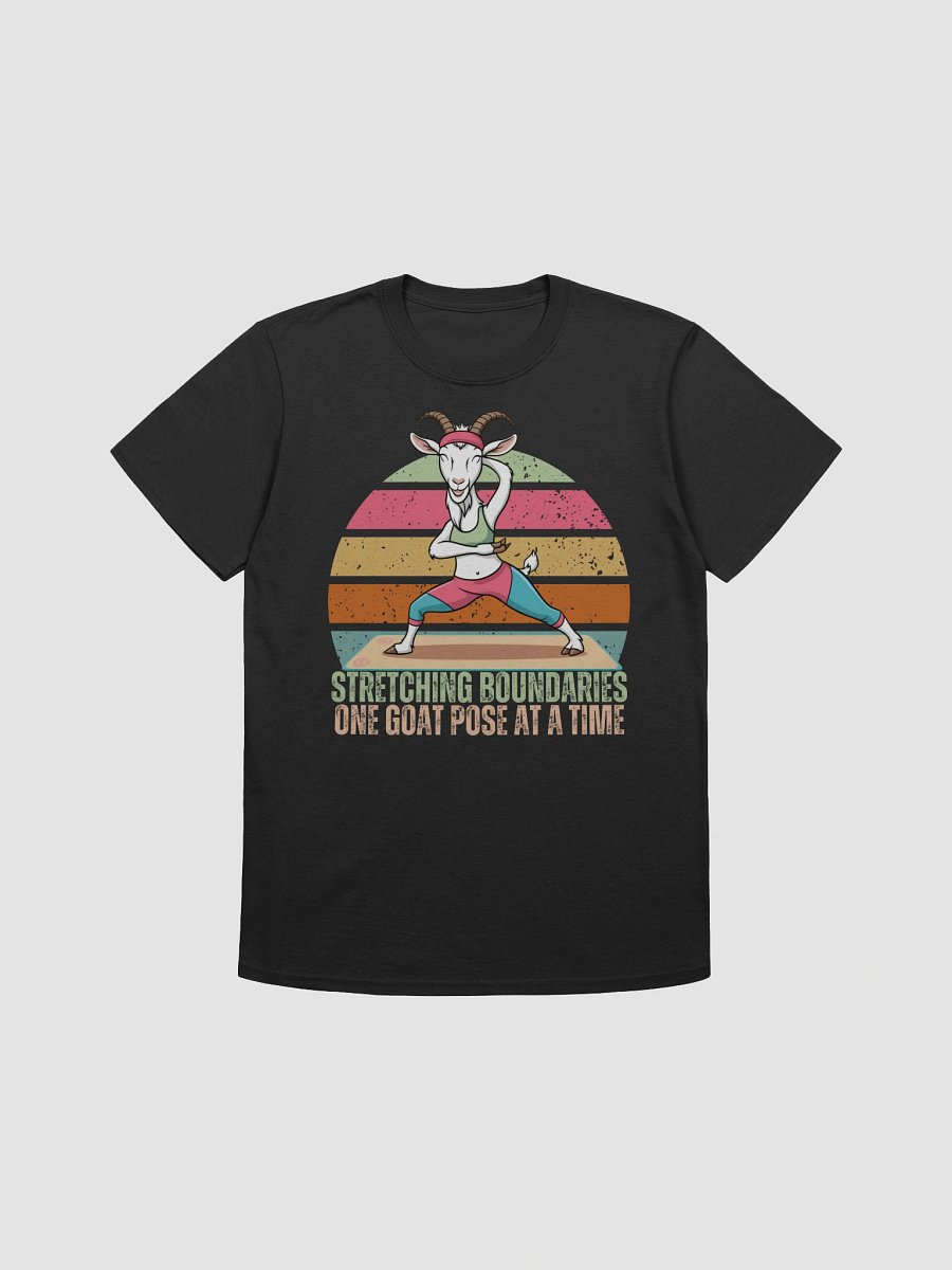 Stretching Boundaries One Goat Pose at a Time unisex shirt product image (2)