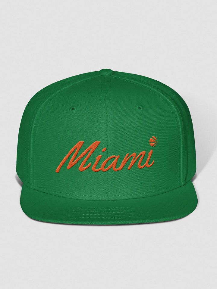 Otto Wool Blend Snapback Cap - Miami product image (1)