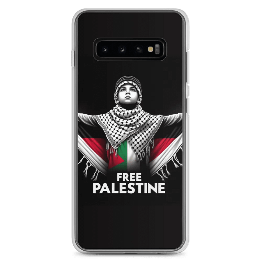 Free Palestine Clear Case for Samsung® |AI Design Free Palestina product image (2)