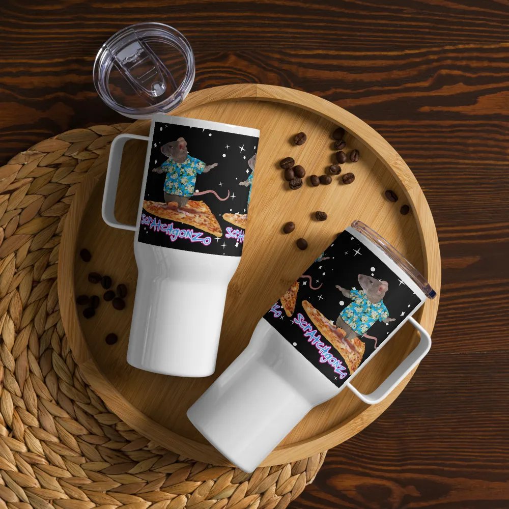 Pizza Mouse Thermal Travel Mug product image (12)