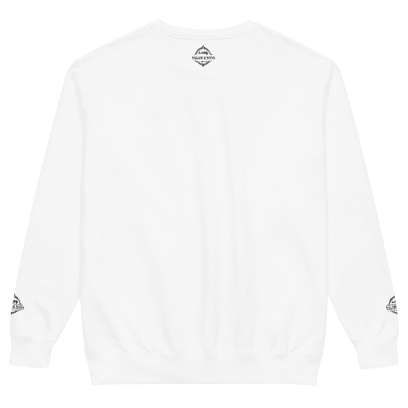 SALAM & SONS CHANDIWALE Official Crewneck White Sweatshirt product image (6)