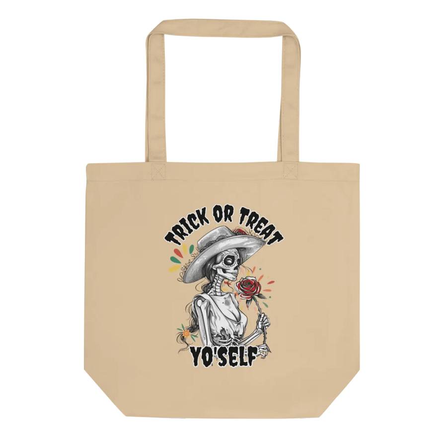 Trick or Treat Yo'Self Canvas Cotton Bag product image (2)