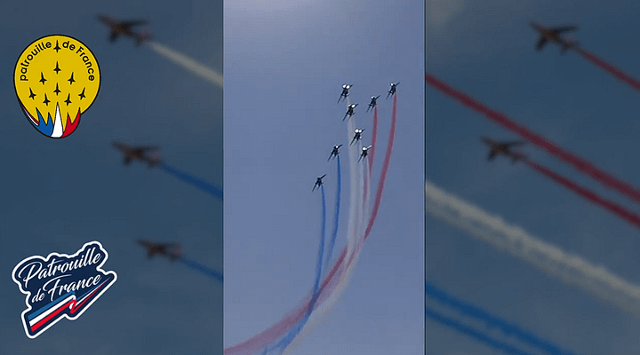 Vidéo à télécharger: Entraînement de la Patrouille de France product image (1)