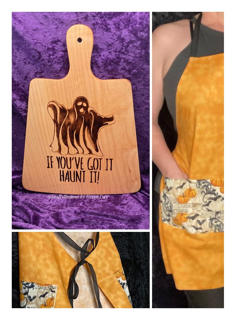 Ghost Serving Board and Apron Set product image (1)