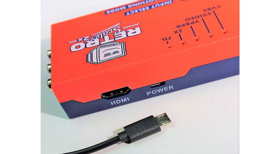 RetroScaler2x AV to HDMI Up-Scaler Retro Converter Game Console Retro Gaming NES Snes N64 Dreamcast Gamecube C64 PS1 PS2 Sega Megadrive product image (5)
