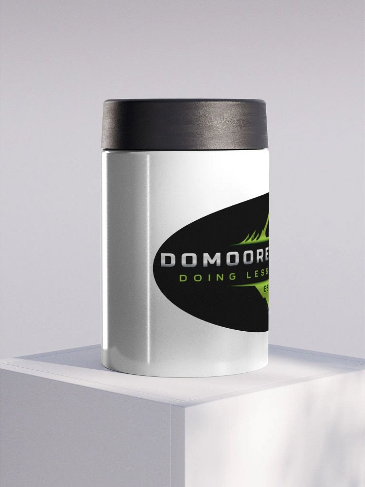 DoMoore Lawn Care Stainless Steel Koozie product image (1)