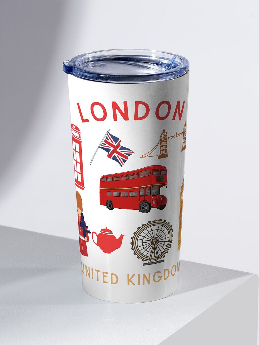 London Iconic Symbols 20oz Stainless Steel Tumbler product image (2)