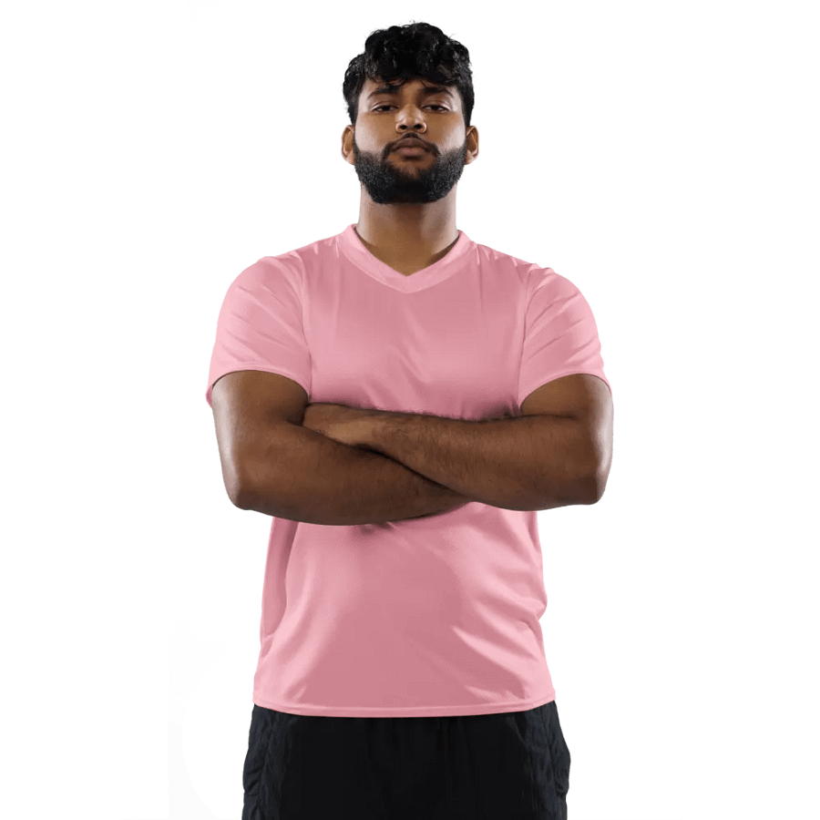 Unisex Pink Sports Jersey product image (3)