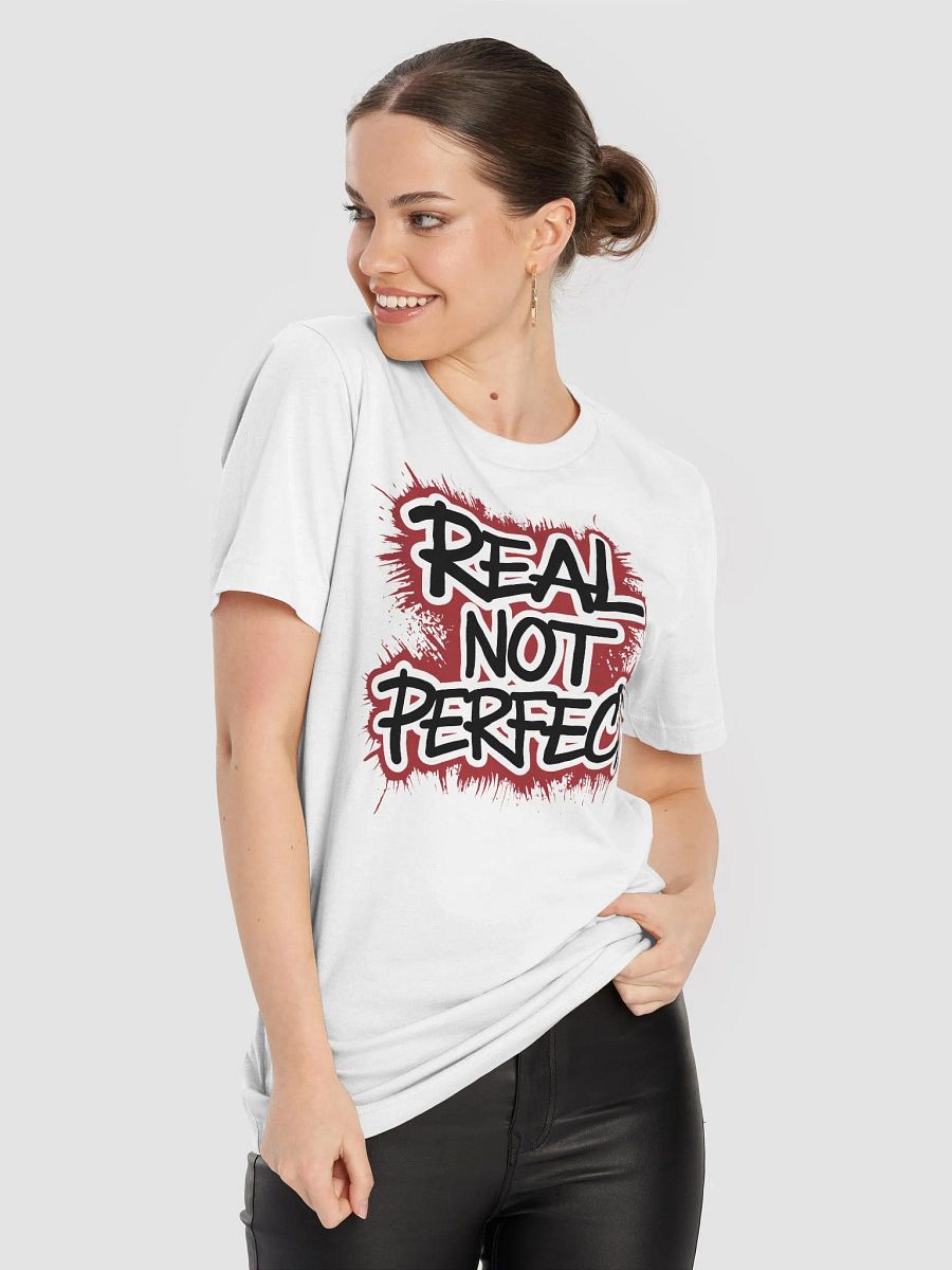 Real not Perfect | Unisex Bella+Canvas Supersoft T-Shirt product image (1)