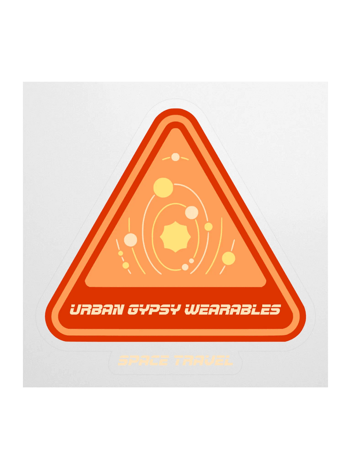 Orbiting Space Travel Kiss Cut Stickers product image (1)