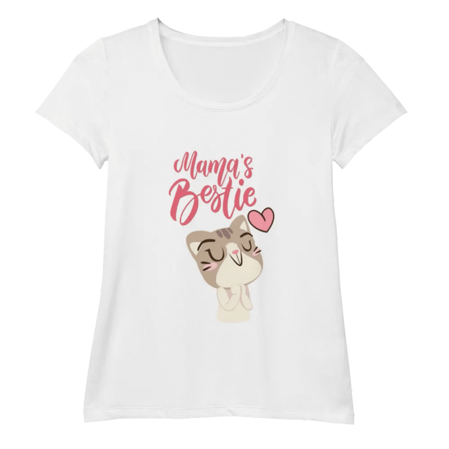 Mama's Bestie All-Over Print Women's Athletic T-Shirt product image (5)