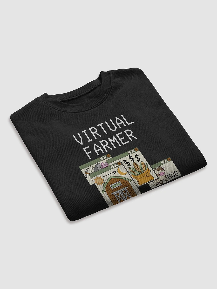 Virtual Farmer Cropped Sweatshirt - White Text product image (7)