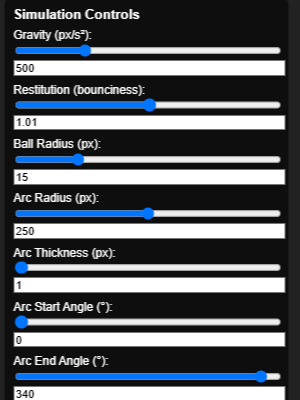 Simple Bouncing Ball Simulation product image (2)