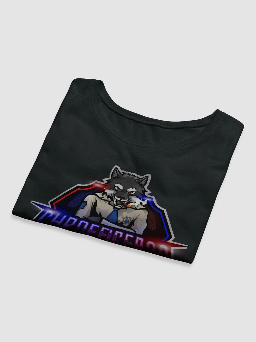 Wolf Police Officer Neon Emblem Crop Tee product image (8)