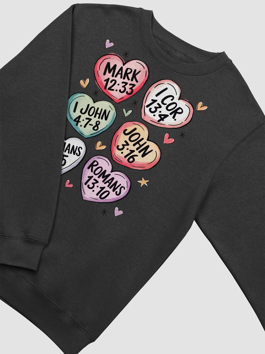 Faithful Hearts Bible Verse Crewneck Sweatshirt product image (3)