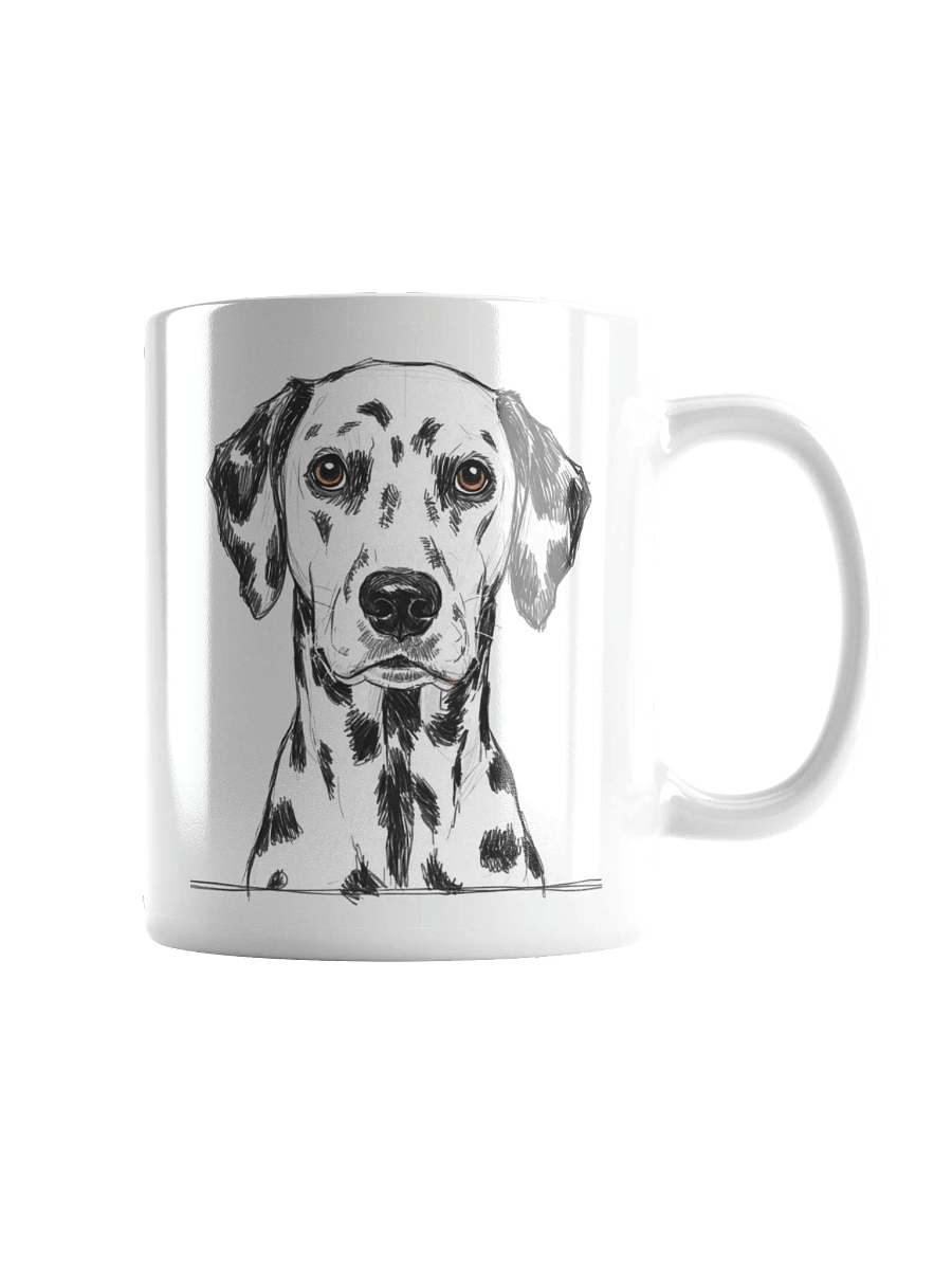 Dalmatian Sketch-y Art Chic Small Ceramic Mug product image (2)