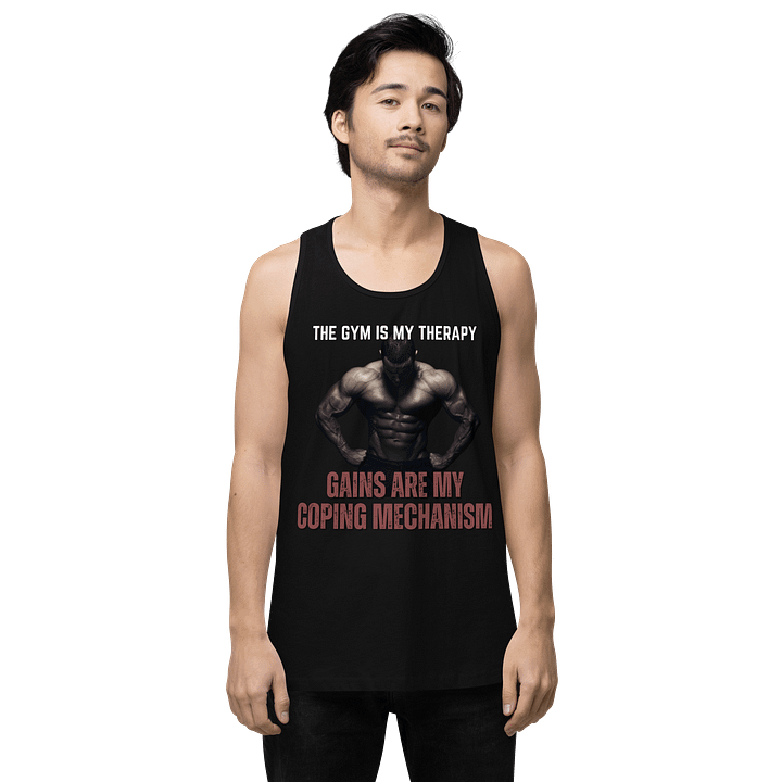 Gains Are My Coping Mechanism Tank Top product image (1)