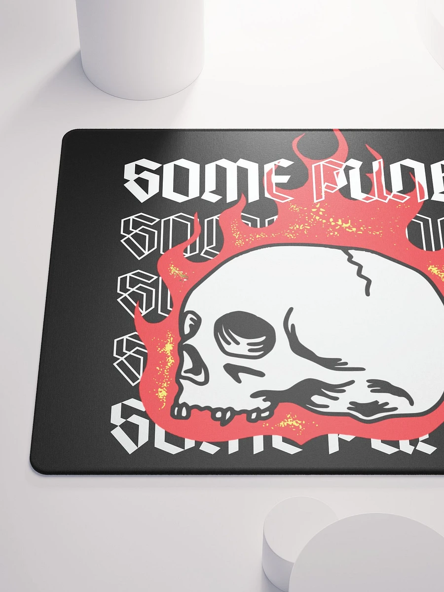 Flaming Skull Mouse Pad product image (6)