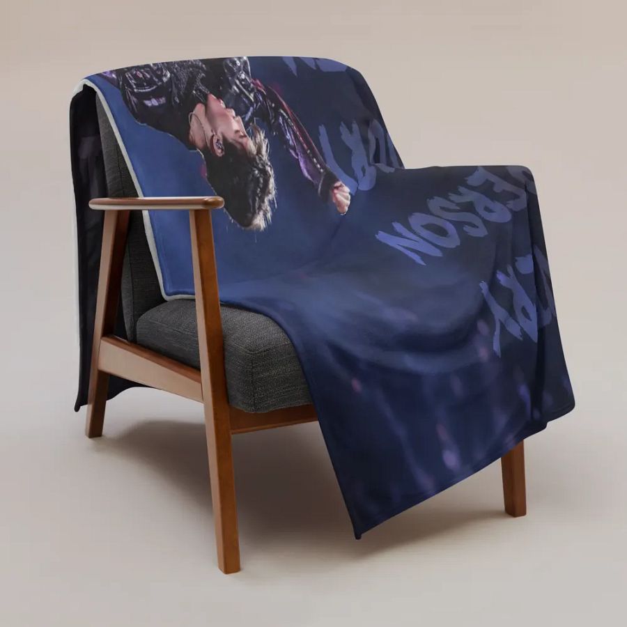 BTS - Jimin - Strength Throw Blanket - Designed by ChimberArt product image (3)