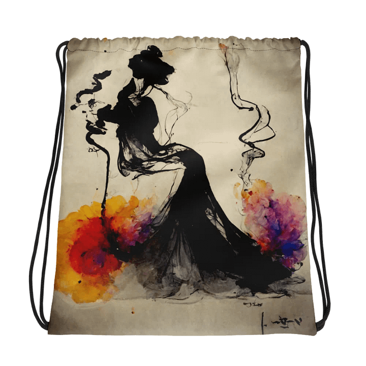 Ink Wash Dream All-Over Drawstring Bag product image (1)