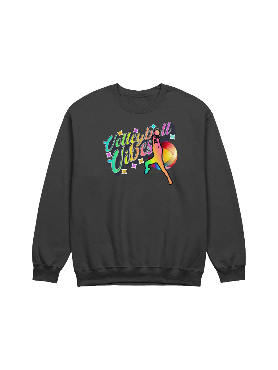 Volleyball Vibes Male Classic Crewneck Sweatshirt product image (1)