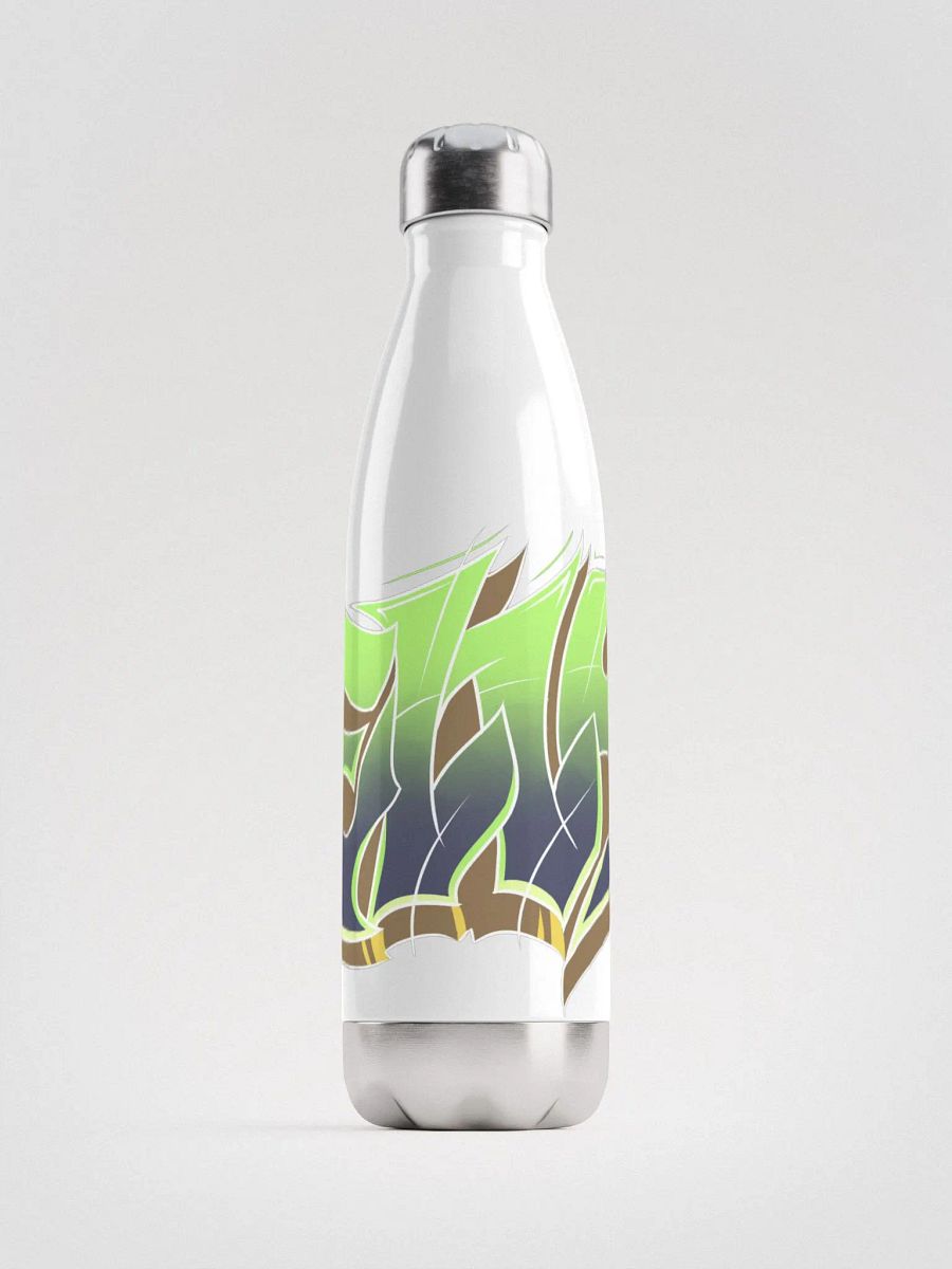Elly graffiti water bottle (green) product image (1)