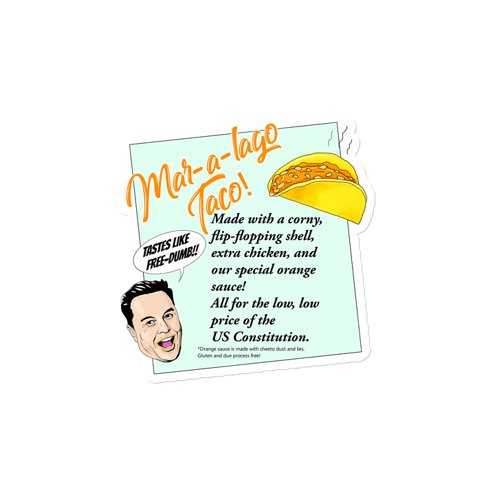 Mar-a-lago Taco Magnet product image (2)