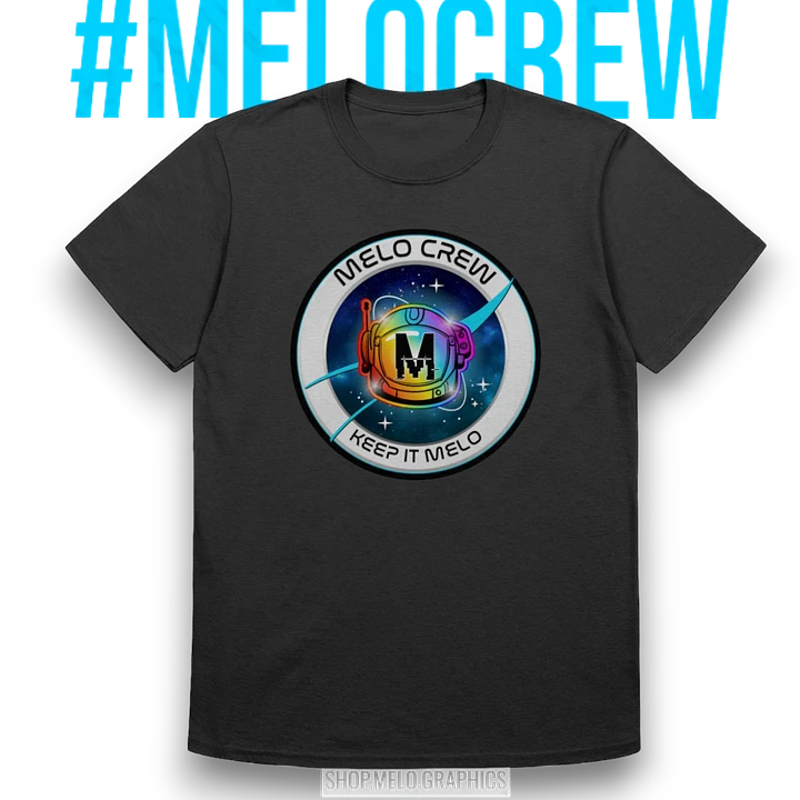 #MeloCrew Badge - Basic T-Shirt | #MadeByMELO product image (1)