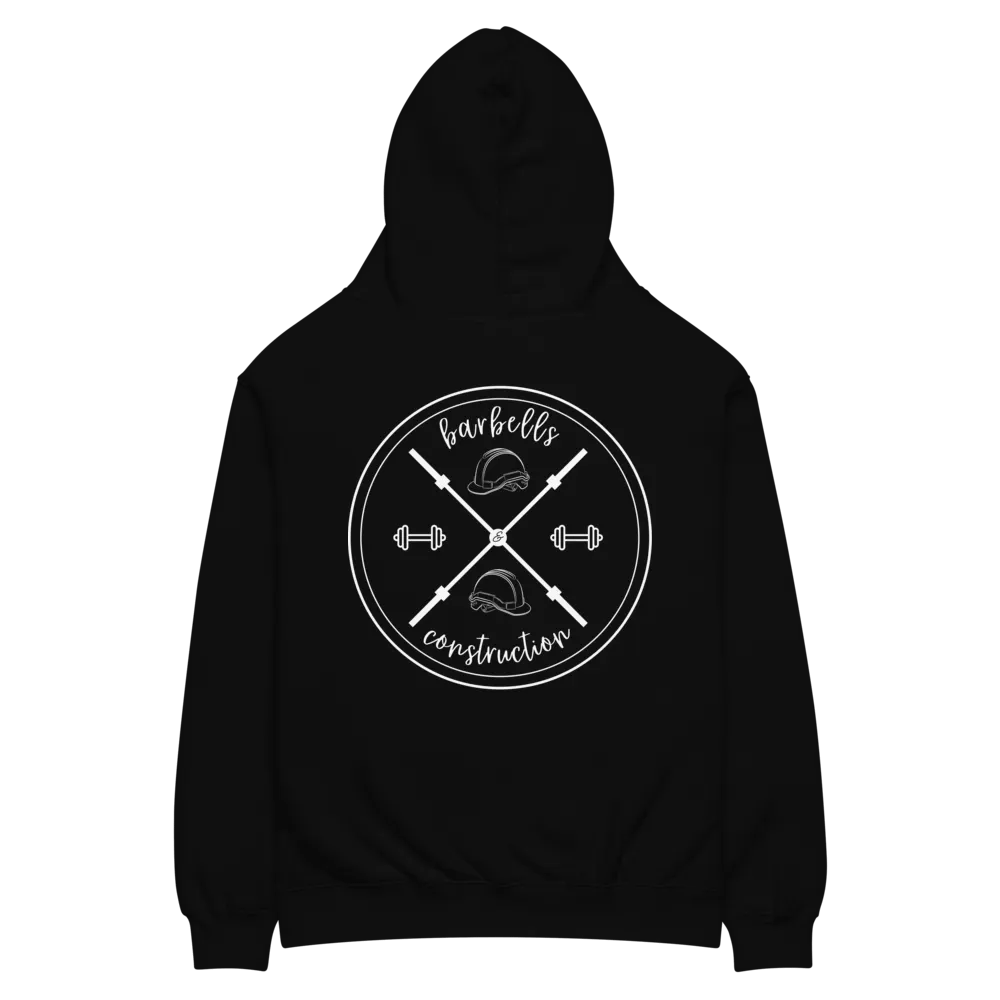 Barbells & Construction X Emblem Unisex Hoodie product image (2)