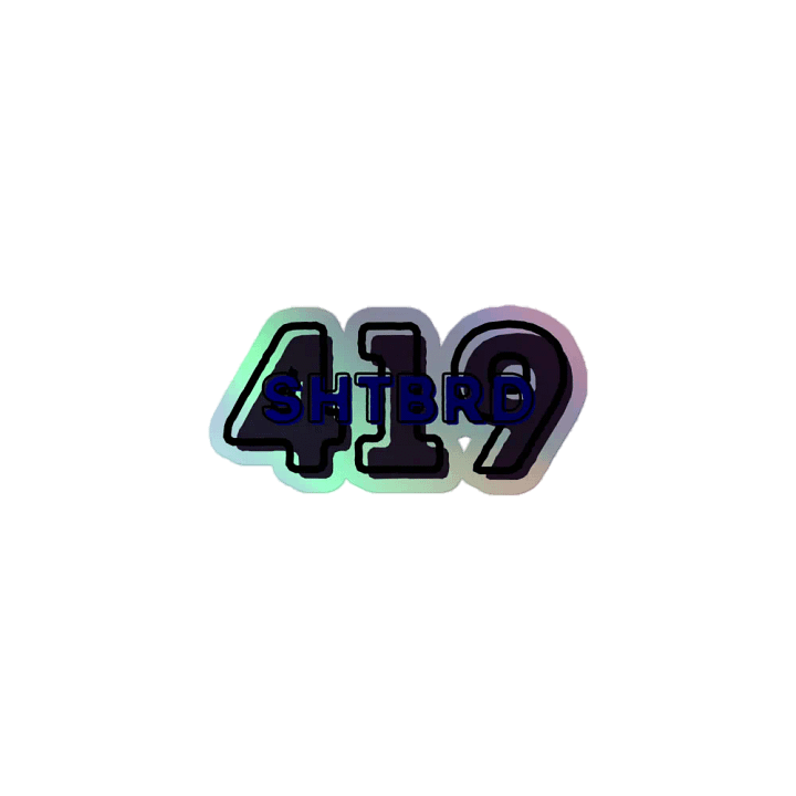 ShtBrd419 Holographic Sticker product image (1)