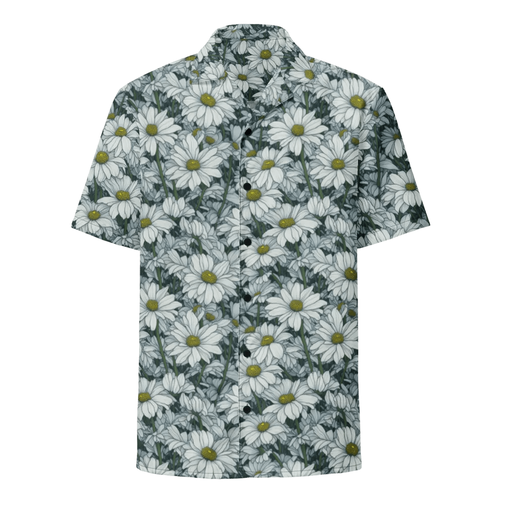 Floral Pattern Field of Daisy Flowers Hawaiian Shirt product image (1)