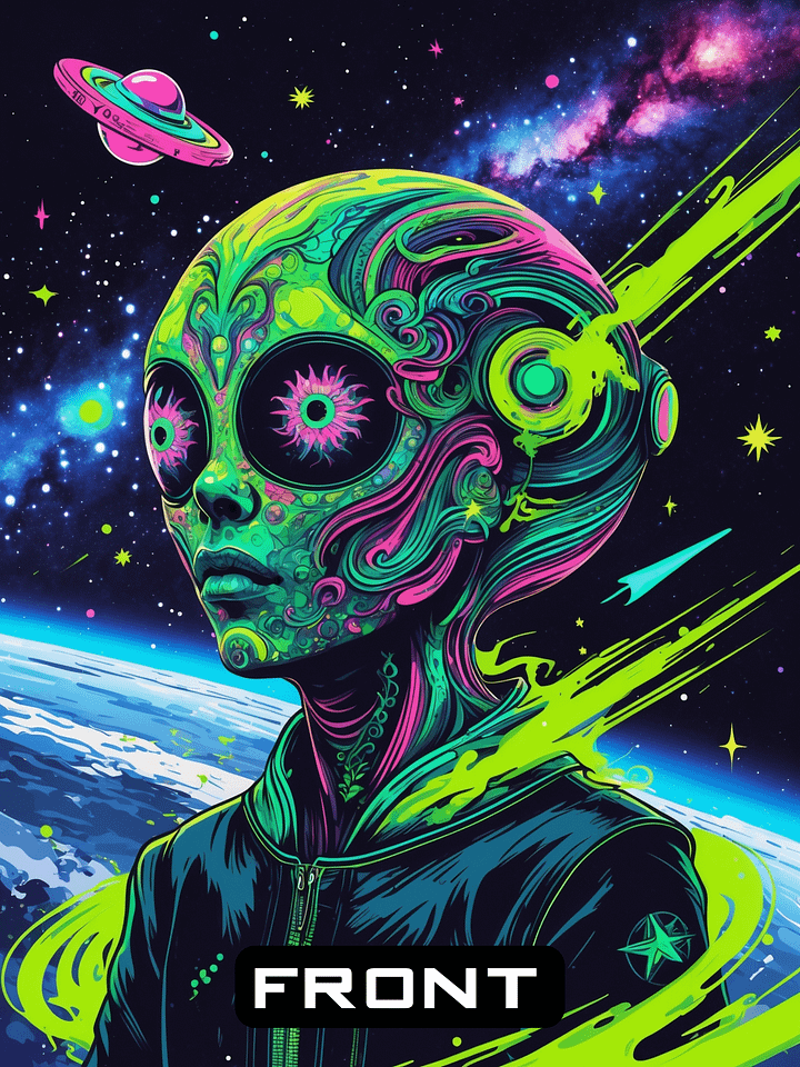 🌑 Nebula Dreams and Nacho Screams – Visions in cheese and stardust product image (1)