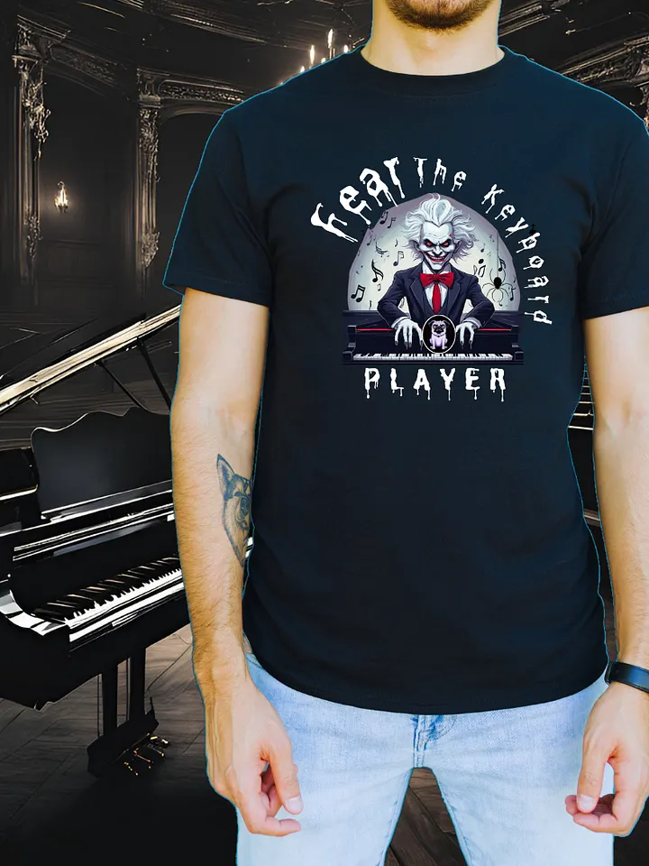 Fear The Keyboard Player – Spooky Maestro Tee product image (1)