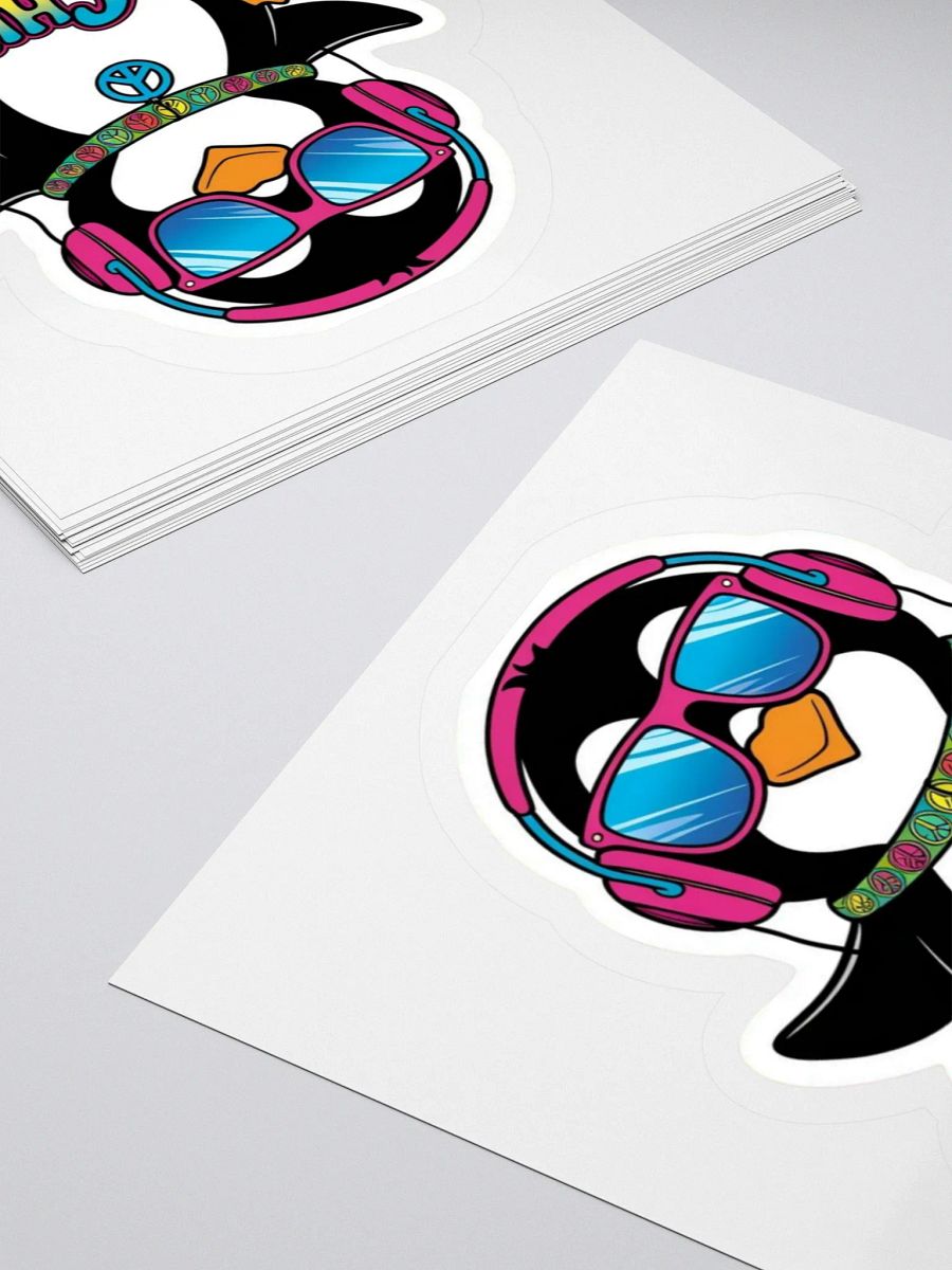 Just Chilin' Penguin Kiss Cut Stickers product image (12)