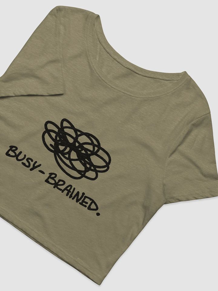 BUSY-BRAINED cropped tee product image (3)