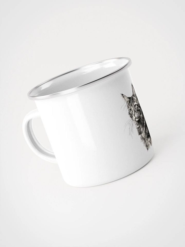 Wild Whiskers Enamel Mug product image (2)