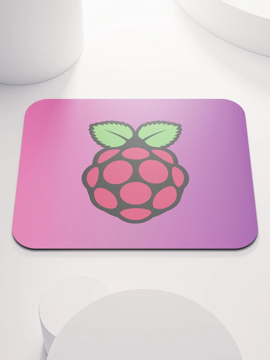 Mouse Pad with Raspberry Pi Icon (Gradient Version) product image (2)