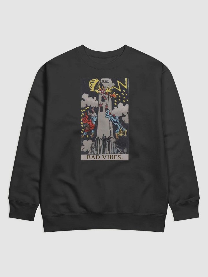 Bad Vibes Tower Tarot - Sweatshirt product image (1)