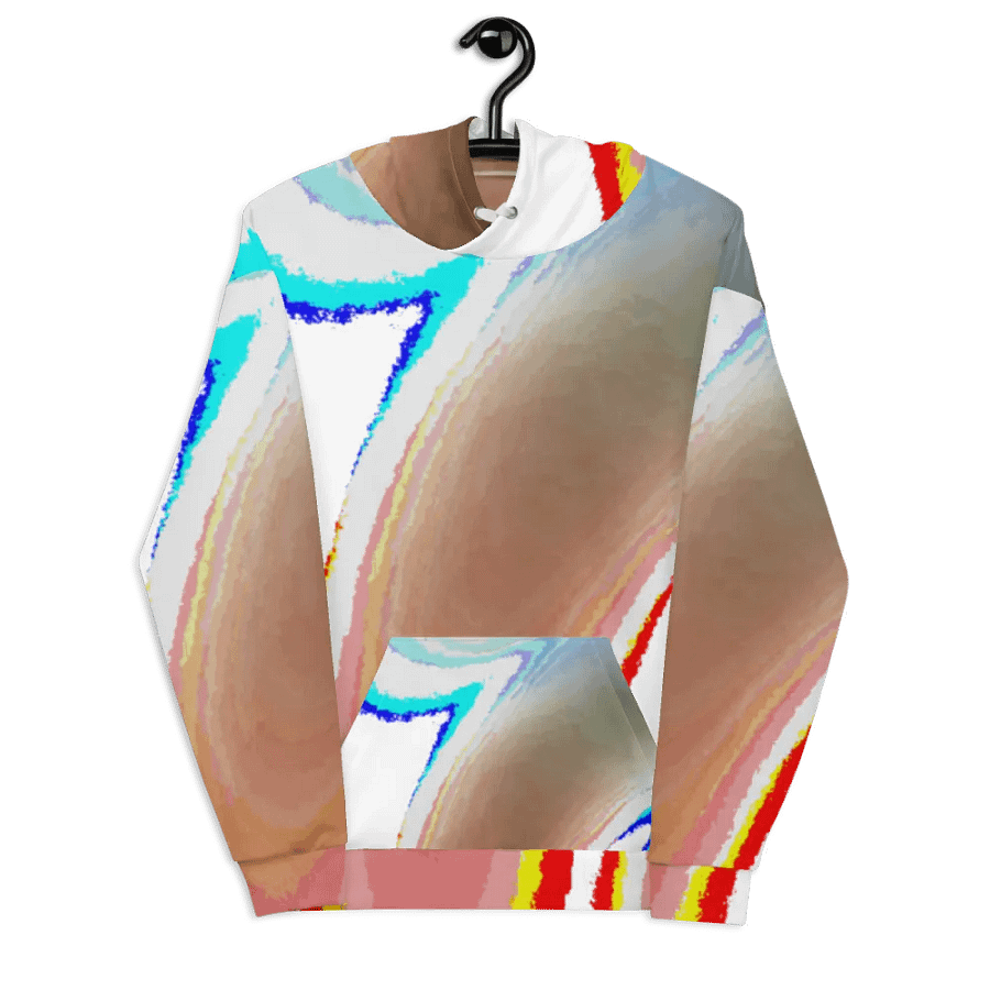 Cool Abstract Swirl Unisex Pull Over Hoodie product image (8)