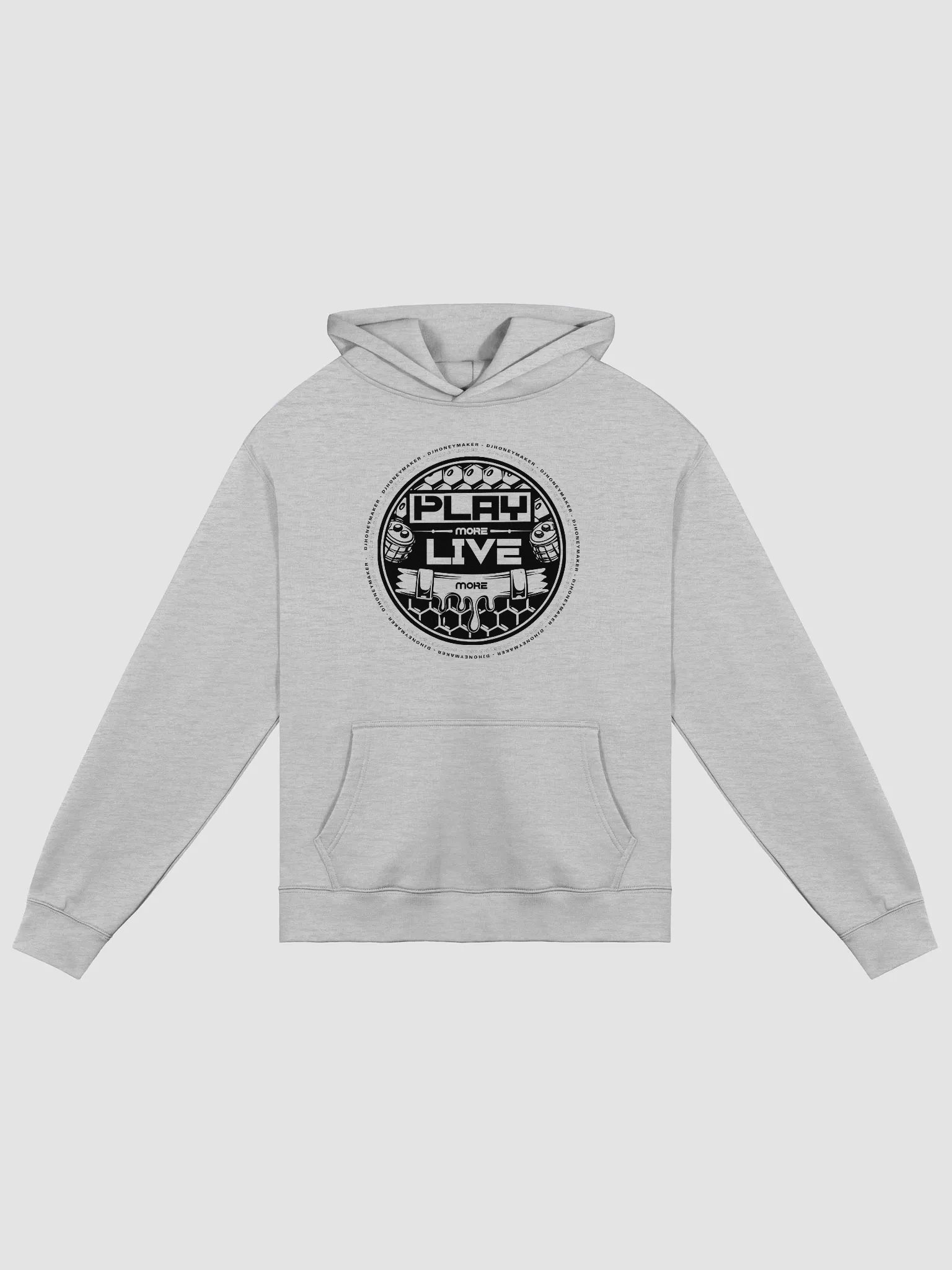 Play More Live More Unisex Premium Oversized Hoodie product image (1)