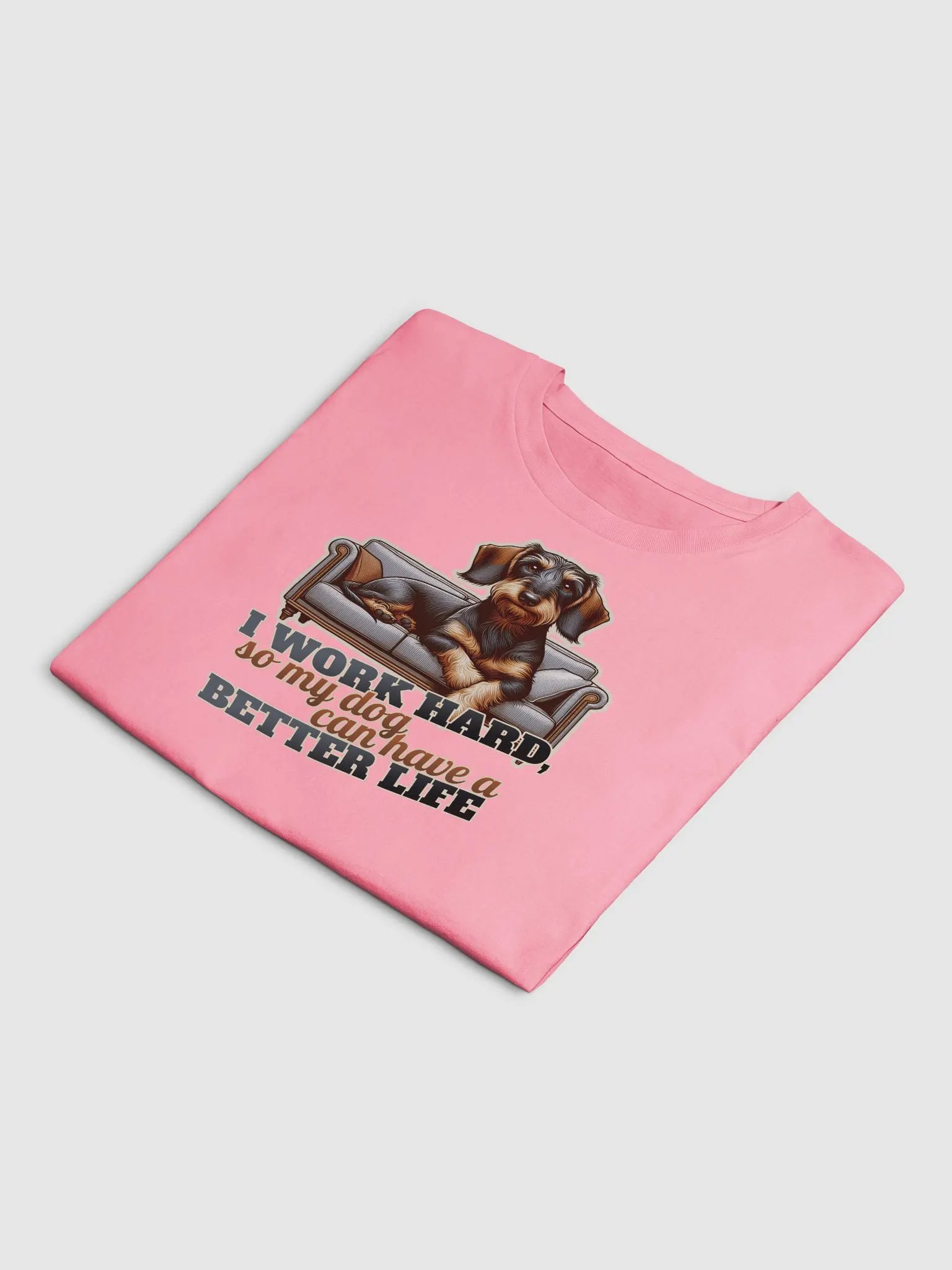 Work Hard – Dachshund - Premium Crop Top product image (20)